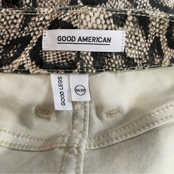 Good American Good Legs Snake Print Skinny Jeans Size 30 - Picture 10 of 11